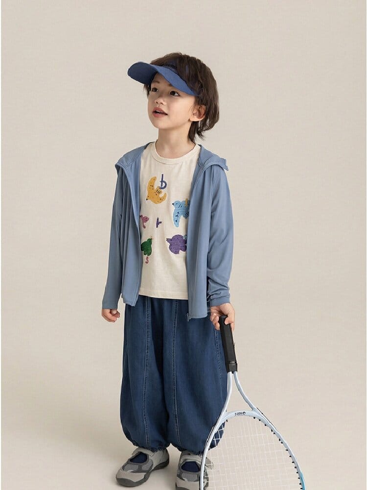Bird Print Cotton Tee & Wide Shorts 小鳥プリント 半袖Tシャツ ショートパンツ【mh0012729】 YoehYaul 半袖セットアップ