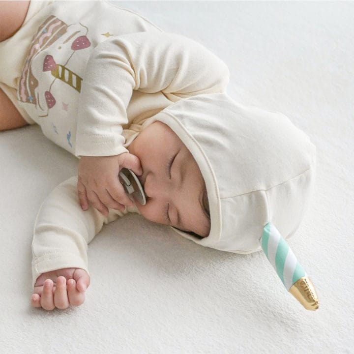 Birthday Cake Costume Hat Set Romper バースデーケーキ 長袖ロンパース 帽子 セット コスチューム【mh0013353】 TOMMY'S GIFTS 長袖ロンパース