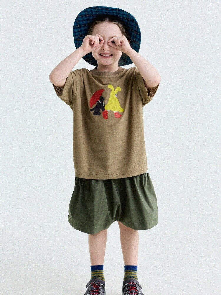 Bow Detail Culottes ギャザー キュロットスカート【mh0013181】 yunerma ハーフパンツ・ショートパンツ