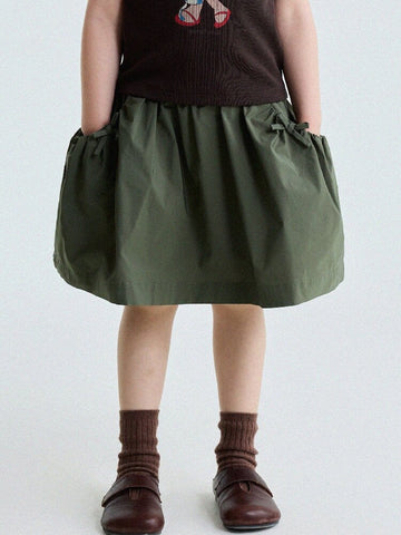 Bow Detail Culottes ギャザー キュロットスカート【mh0013181】 yunerma ハーフパンツ・ショートパンツ