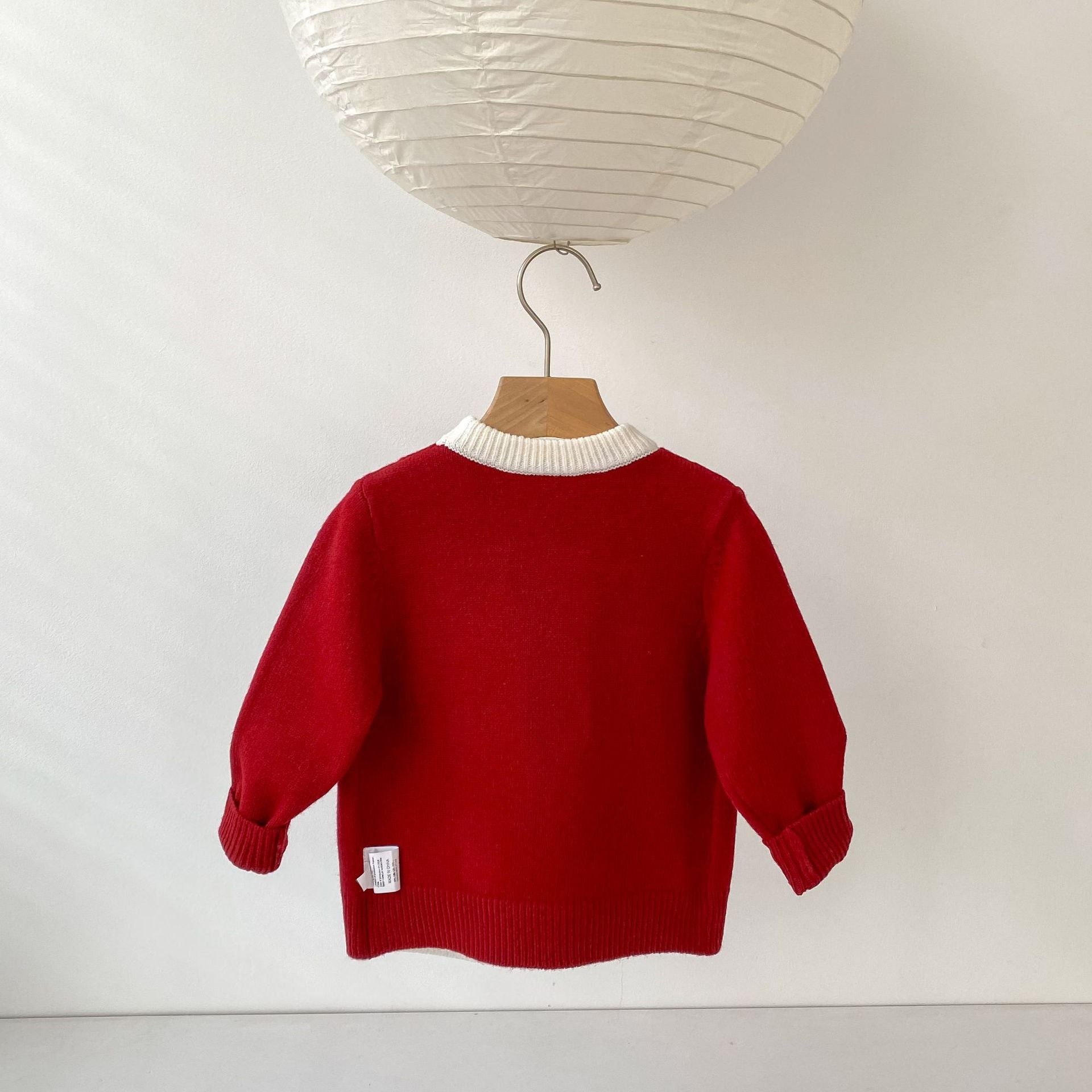 Bow Faux Two-Piece Knit Cardigan リボン ドッキング ニット カーディガン【mh0012405】 Engepapa