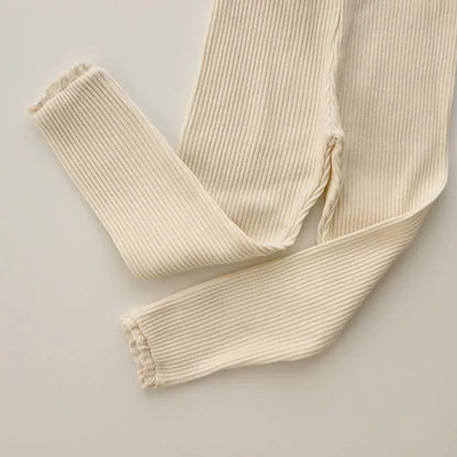 -キッズ レース レギンス パンツ【mh0000196】 - mamahalo shop - レギンスパンツ -  べビー服 - 子供服 - 男の子 - 女の子