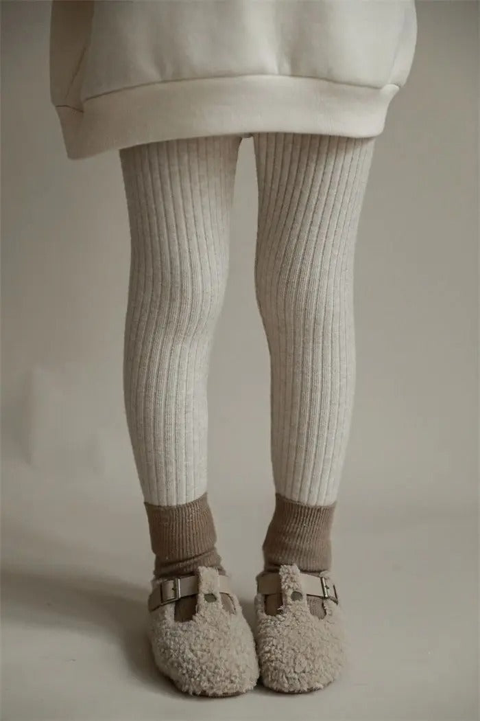 -キッズ リブニット レギンス パンツ【mh0000216】 - mamahalo shop - レギンスパンツ -  べビー服 - 子供服 - 男の子 - 女の子