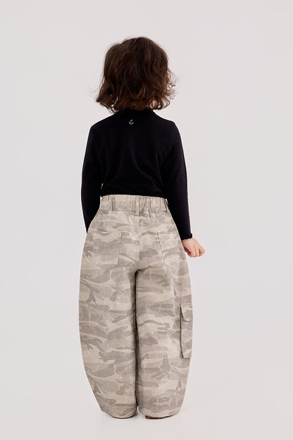 Camouflage Loose Cargo Pants カモフラ ルーズ カーゴパンツ【mh0012387】 HEY BOOBII