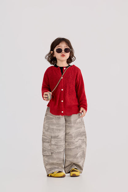 Camouflage Loose Cargo Pants カモフラ ルーズ カーゴパンツ【mh0012387】 HEY BOOBII