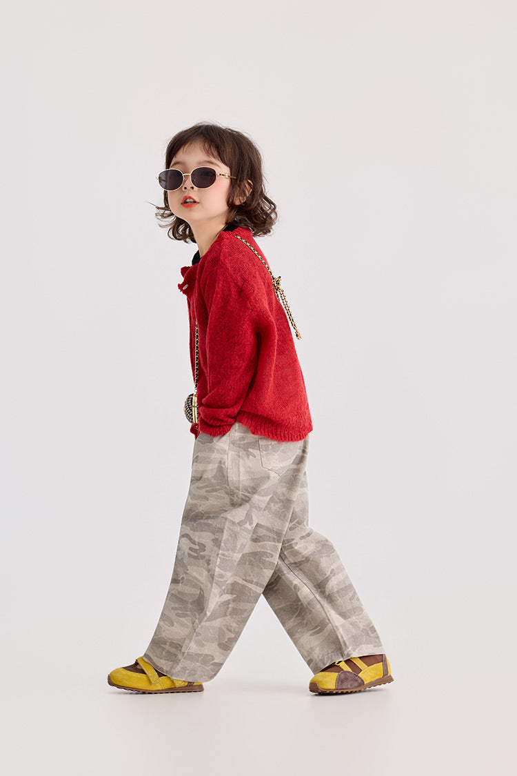 Camouflage Loose Cargo Pants カモフラ ルーズ カーゴパンツ【mh0012387】 HEY BOOBII