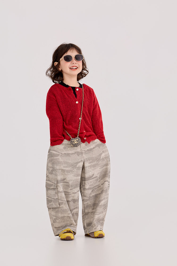 Camouflage Loose Cargo Pants カモフラ ルーズ カーゴパンツ【mh0012387】 HEY BOOBII