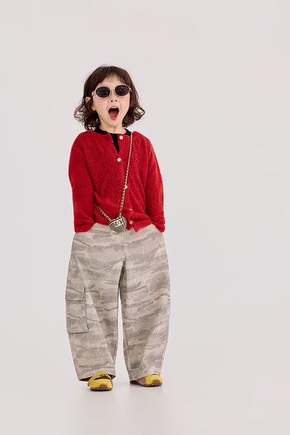 Camouflage Loose Cargo Pants カモフラ ルーズ カーゴパンツ【mh0012387】 HEY BOOBII