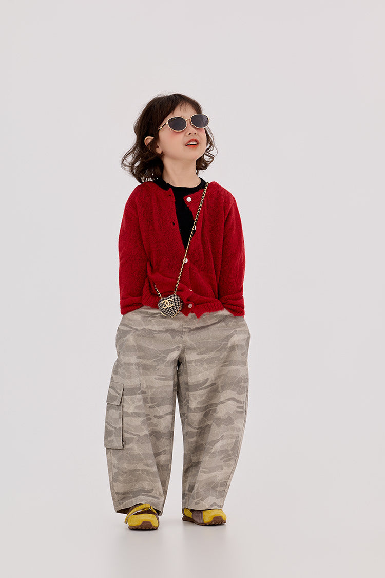 Camouflage Loose Cargo Pants カモフラ ルーズ カーゴパンツ【mh0012387】 HEY BOOBII