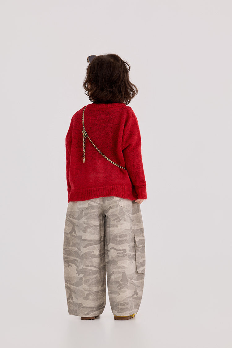 Camouflage Loose Cargo Pants カモフラ ルーズ カーゴパンツ【mh0012387】 HEY BOOBII