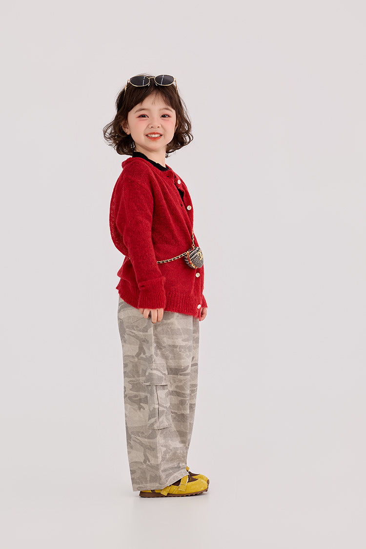 Camouflage Loose Cargo Pants カモフラ ルーズ カーゴパンツ【mh0012387】 HEY BOOBII
