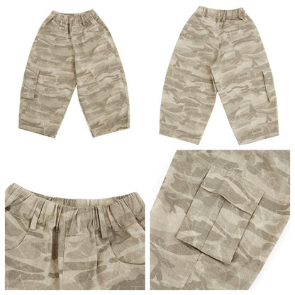 Camouflage Loose Cargo Pants カモフラ ルーズ カーゴパンツ【mh0012387】 HEY BOOBII