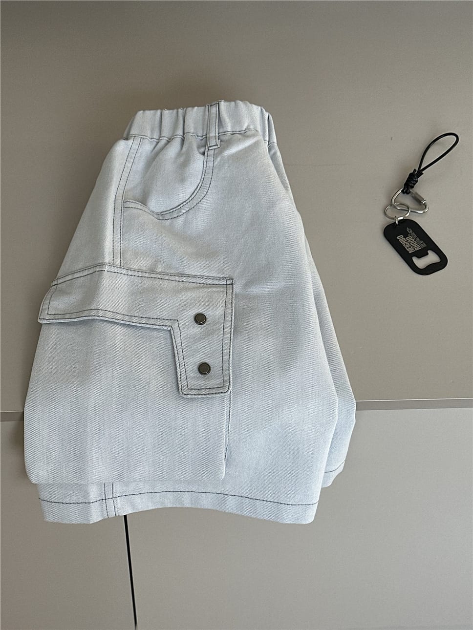 Cargo Denim Shorts カーゴ デニムショートパンツ【mh0012960】 snidols ハーフパンツ・ショートパンツ