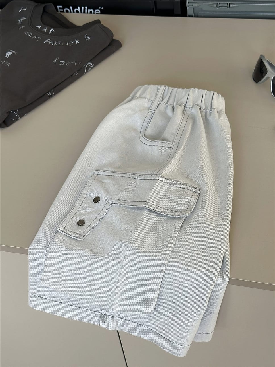 Cargo Denim Shorts カーゴ デニムショートパンツ【mh0012960】 snidols ハーフパンツ・ショートパンツ