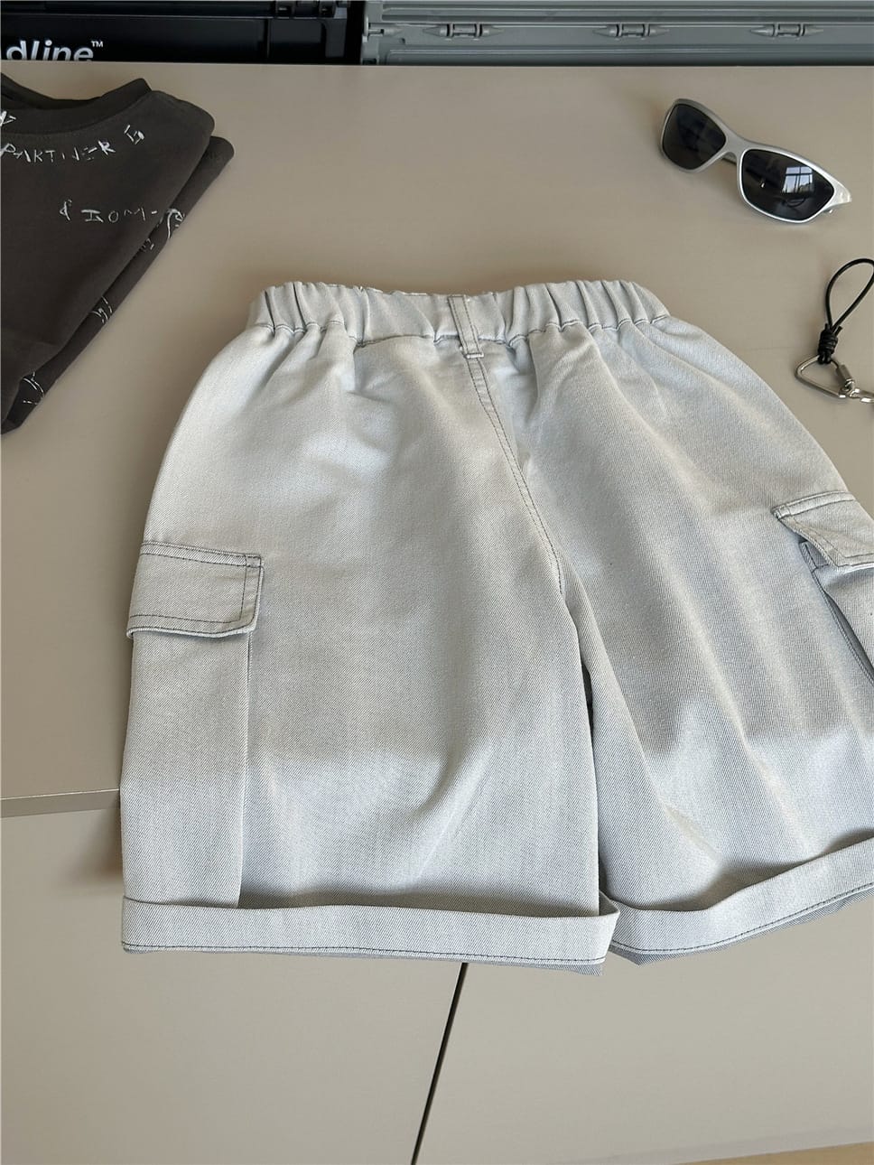 Cargo Denim Shorts カーゴ デニムショートパンツ【mh0012960】 snidols ハーフパンツ・ショートパンツ