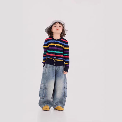 Cargo Denim Wide Leg Pants カーゴ デニム ワイドパンツ【mh0012380】 HEY BOOBII