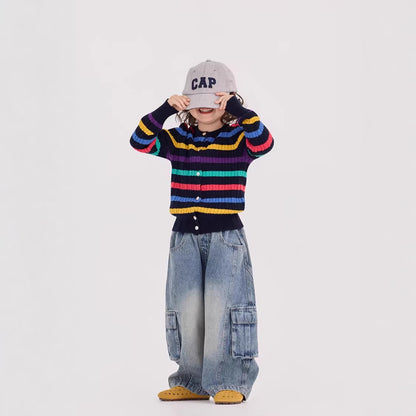 Cargo Denim Wide Leg Pants カーゴ デニム ワイドパンツ【mh0012380】 HEY BOOBII