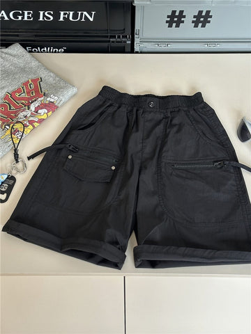 Cargo Pocket Shorts ジッパーポケット ハーフパンツ【mh0012964】 snidols ハーフパンツ・ショートパンツ