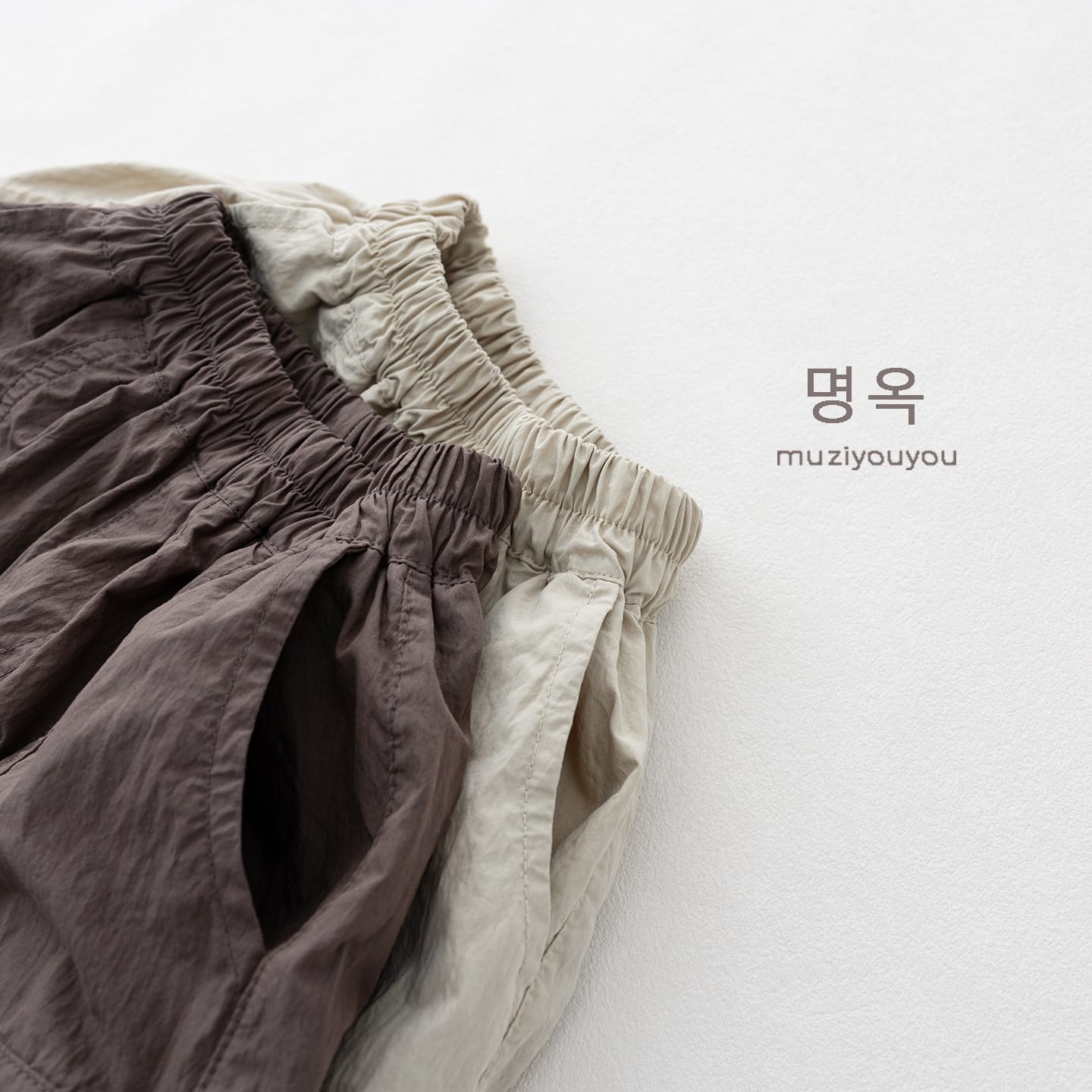 Cargo Utility Shorts 立体カッティング ハーフパンツ【mh0013141】 명옥 muziyouyou ハーフパンツ・ショートパンツ