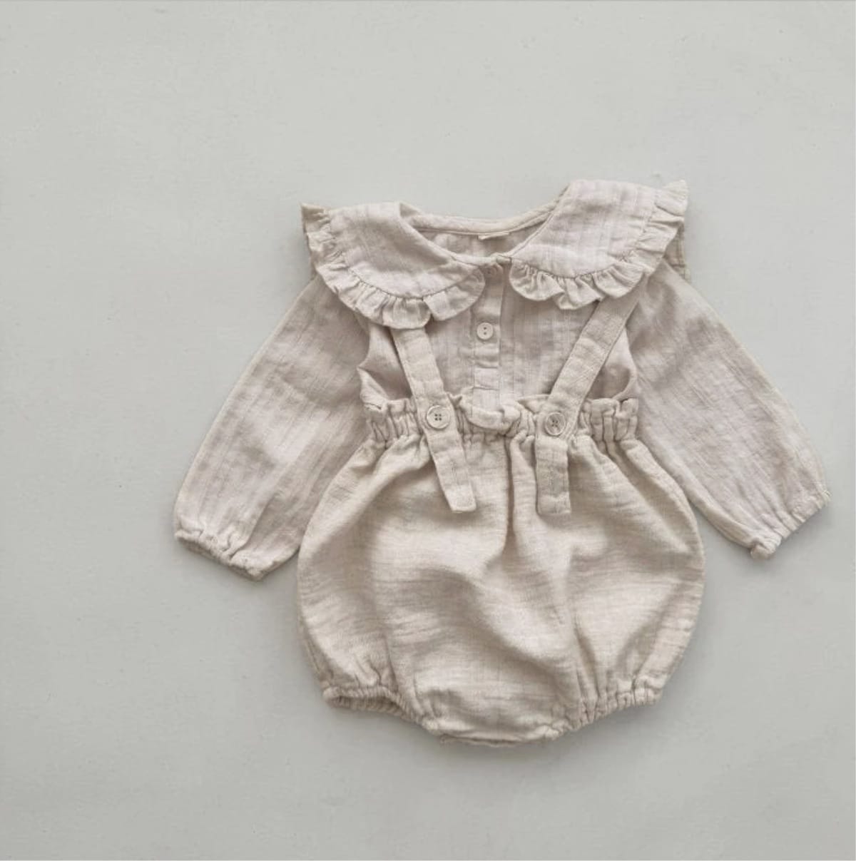 Carrier Shorts Jumpsuit サスペンダー ブルマ ロンパース【mh0013111】 BBAMMA サロペットパンツ・サスペンダーパンツ