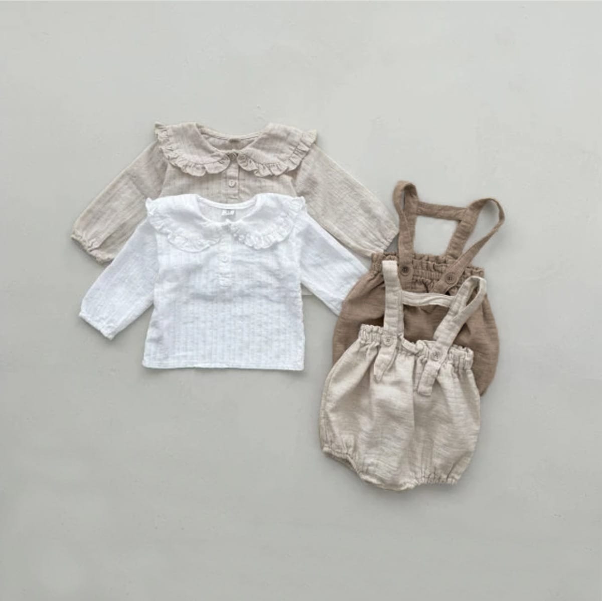 Carrier Shorts Jumpsuit サスペンダー ブルマ ロンパース【mh0013111】 BBAMMA サロペットパンツ・サスペンダーパンツ