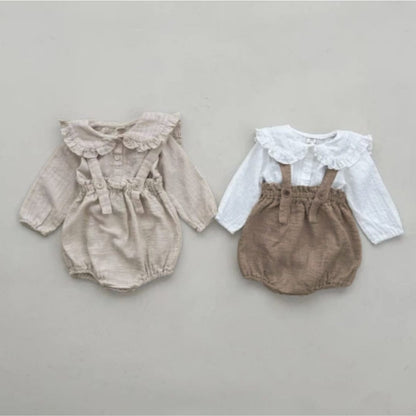 Carrier Shorts Jumpsuit サスペンダー ブルマ ロンパース【mh0013111】 BBAMMA サロペットパンツ・サスペンダーパンツ