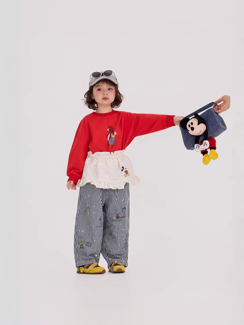 Cartoon Bear Crew Neck Sweatshirt プリント クルーネック スウェットシャツ【mh0012369】 HEY BOOBII