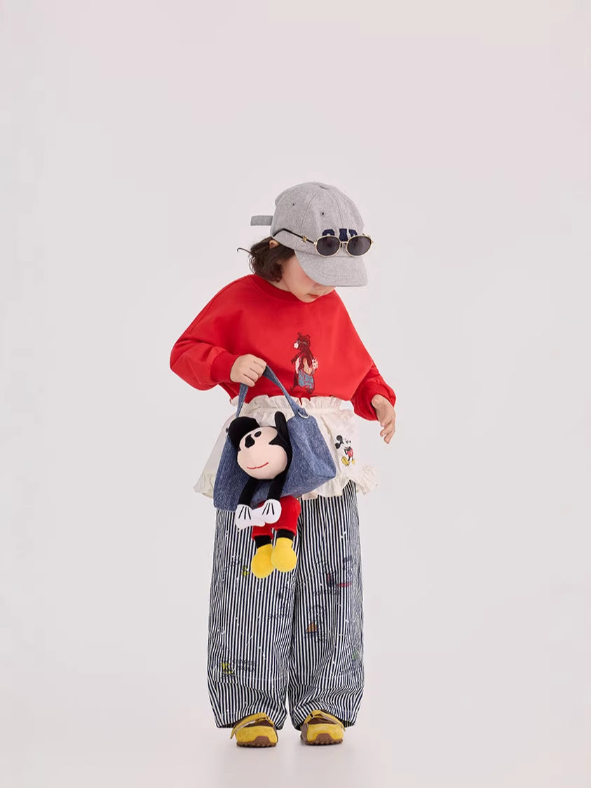 Cartoon Bear Crew Neck Sweatshirt プリント クルーネック スウェットシャツ【mh0012369】 HEY BOOBII