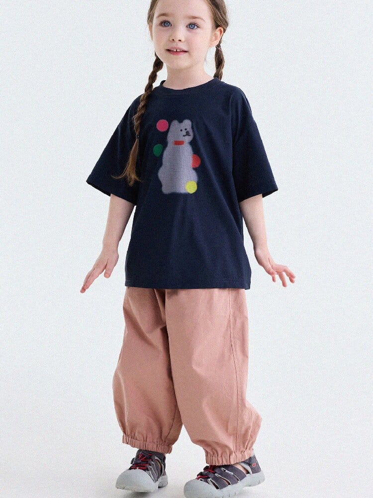 Cartoon Graphic Quick-Dry Short-Sleeved T-Shirt ドライ 半袖Tシャツ【mh0013193】 yunerma 半袖Tシャツ