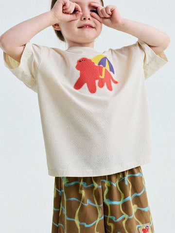 Cartoon Graphic Quick-Dry Short-Sleeved T-Shirt ドライ 半袖Tシャツ【mh0013193】 yunerma 半袖Tシャツ