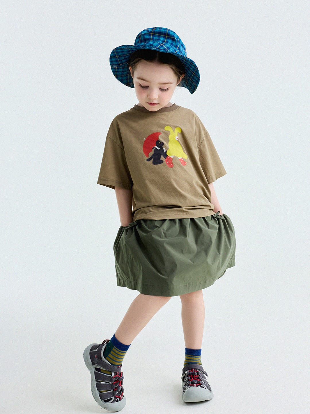 Cartoon Graphic Quick-Dry Short-Sleeved T-Shirt ドライ 半袖Tシャツ【mh0013193】 yunerma 半袖Tシャツ