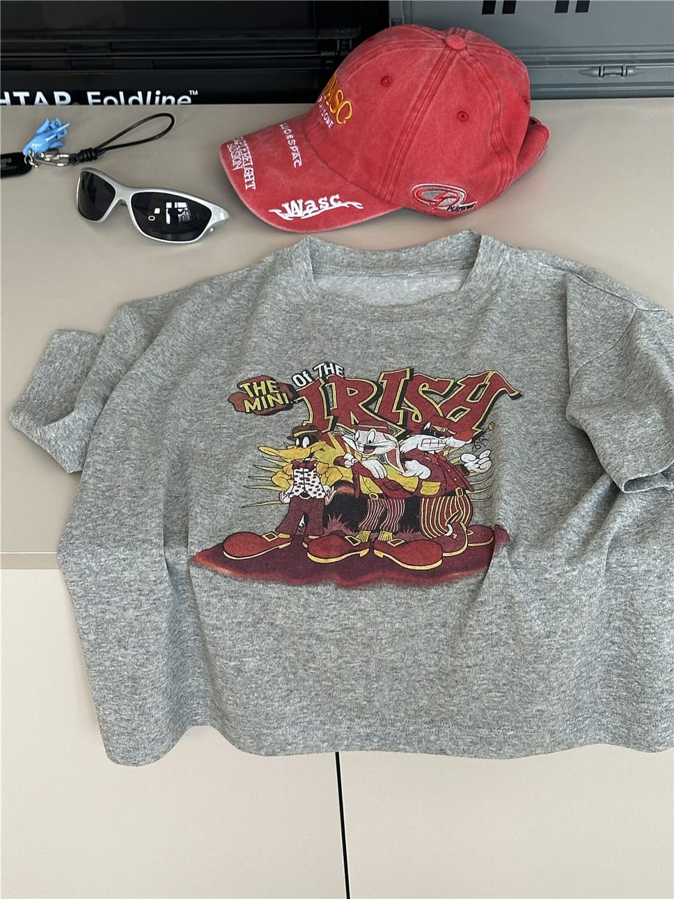Cartoon Graphic T-Shirt キャラクター プリント 半袖Tシャツ【mh0012945】 snidols 半袖Tシャツ