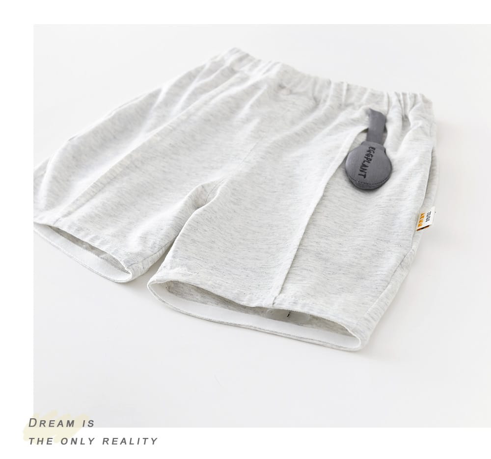 Cartoon Hooded Set ナスプリント 半袖セットアップ【mh0012852】 ABNN 半袖セットアップ