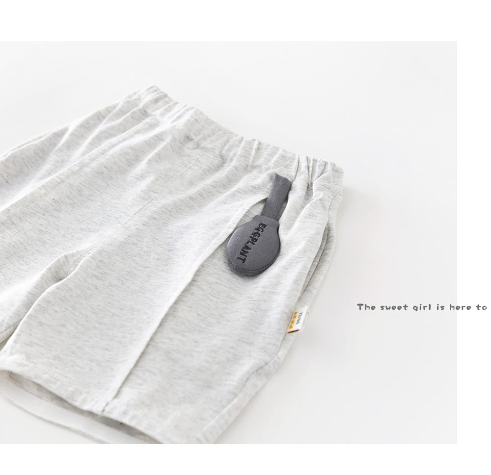 Cartoon Hooded Set ナスプリント 半袖セットアップ【mh0012852】 ABNN 半袖セットアップ