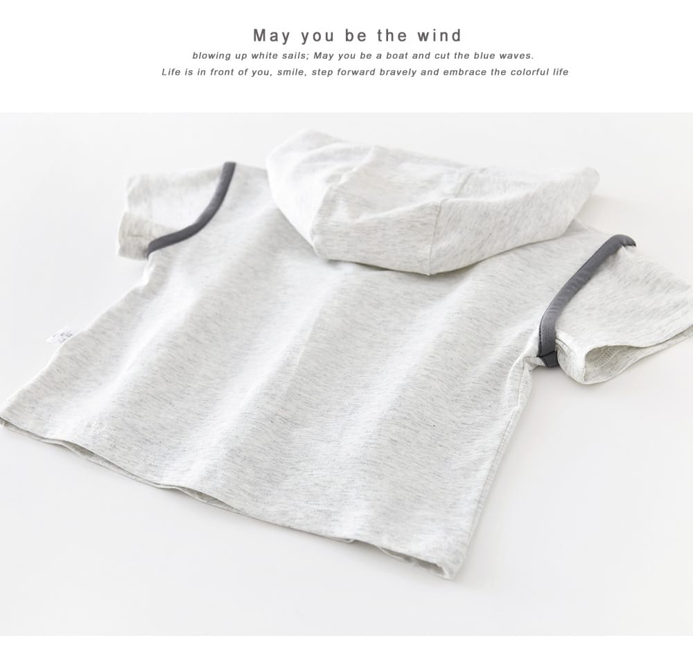 Cartoon Hooded Set ナスプリント 半袖セットアップ【mh0012852】 ABNN 半袖セットアップ