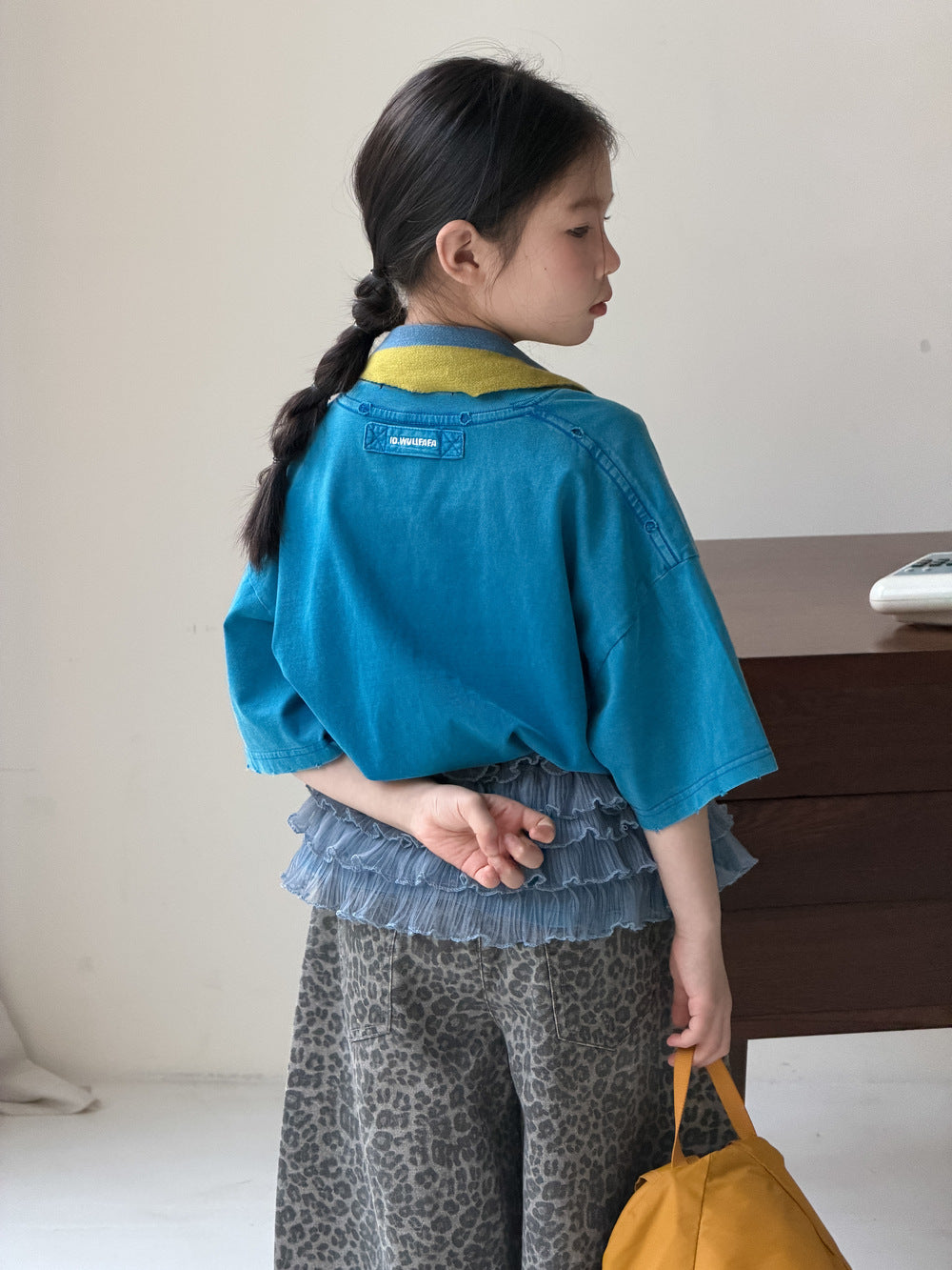 Cartoon Print Loose Short Sleeve Tee プリント 半袖Tシャツ【mh0012356】 KUMAI.KIDS