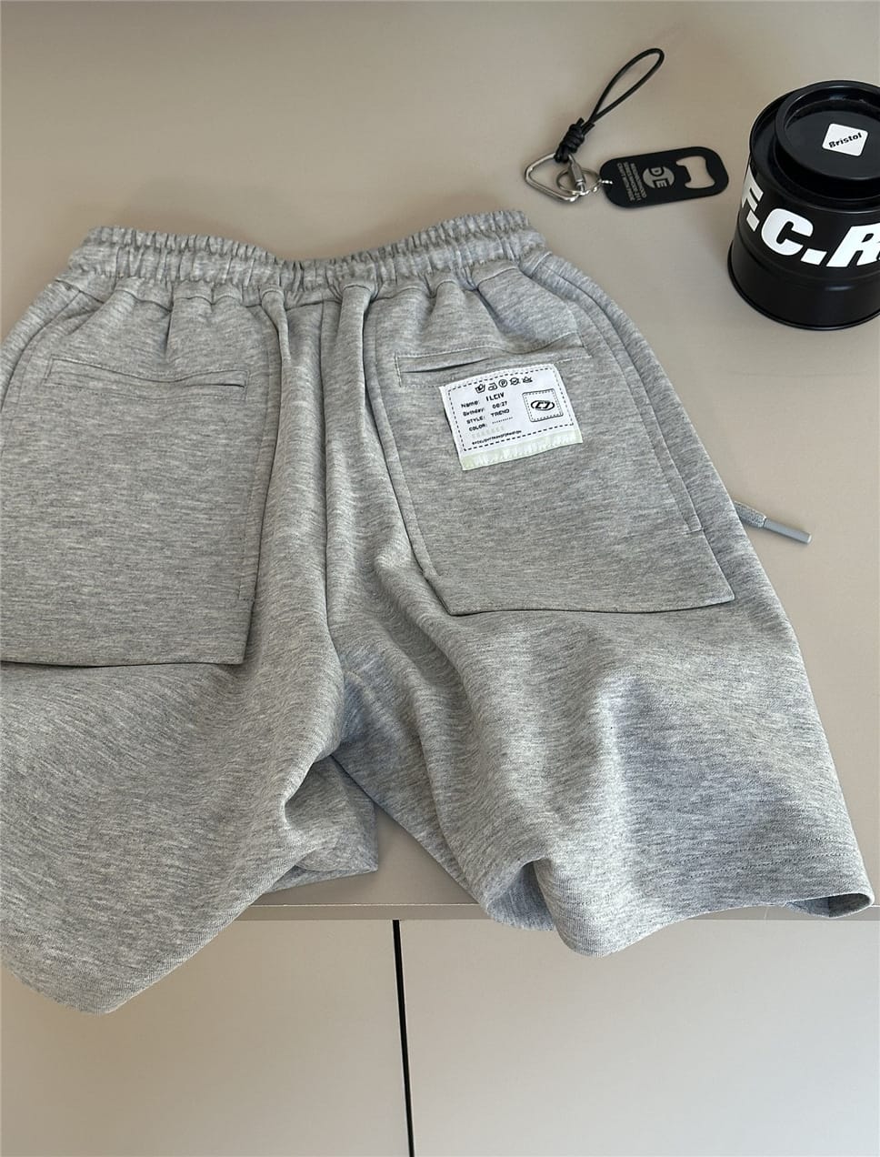 Casual Sport Shorts パッチポケット スウェットハーフパンツ【mh0012957】 snidols ハーフパンツ・ショートパンツ
