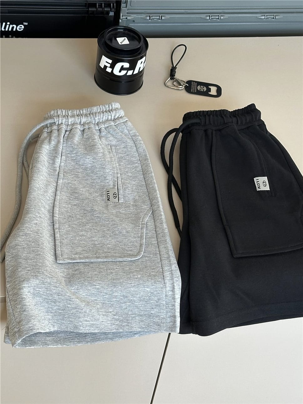 Casual Sport Shorts パッチポケット スウェットハーフパンツ【mh0012957】 snidols ハーフパンツ・ショートパンツ