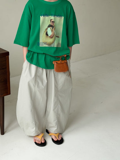 Casual Wide-Leg Pants バルーン ロングパンツ【mh0013130】 KUMAI.KIDS ロングパンツ・スウェットパンツ