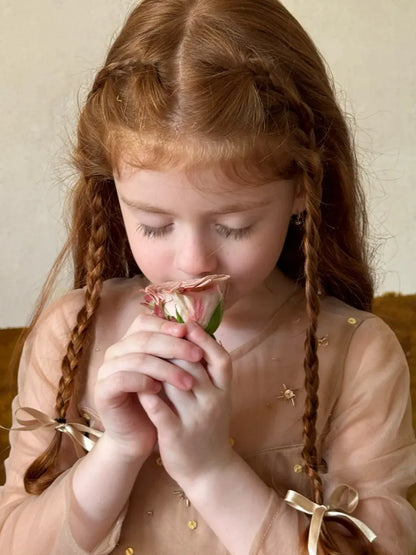 ノースリーブワンピース スパンコールチュール半袖ドレスワンピース【mh0011213】