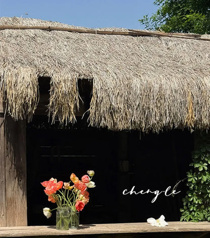 ノースリーブワンピース 立体花柄刺繍キャミソールワンピース【mh0011214】