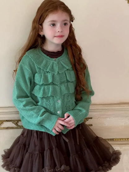 スカート リボンフリルチュールケーキスカート【mh0011218】