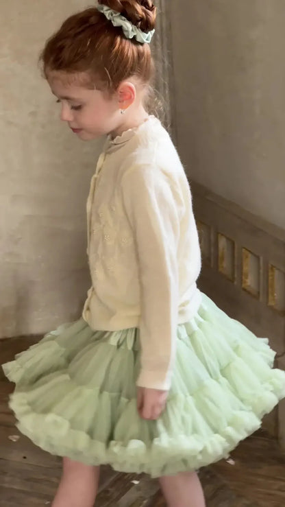 カーディガン・パーカー ビーズ刺繍ニットカーディガン【mh0011219】