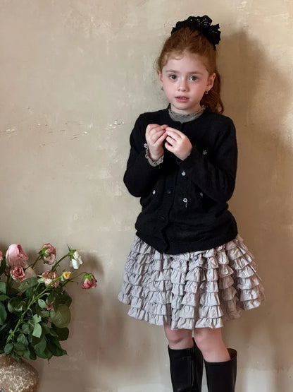 カーディガン・パーカー ビーズ刺繍ニットカーディガン【mh0011219】