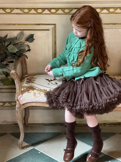 カーディガン・パーカー ラッフルフリルニットカーディガン【mh0011228】