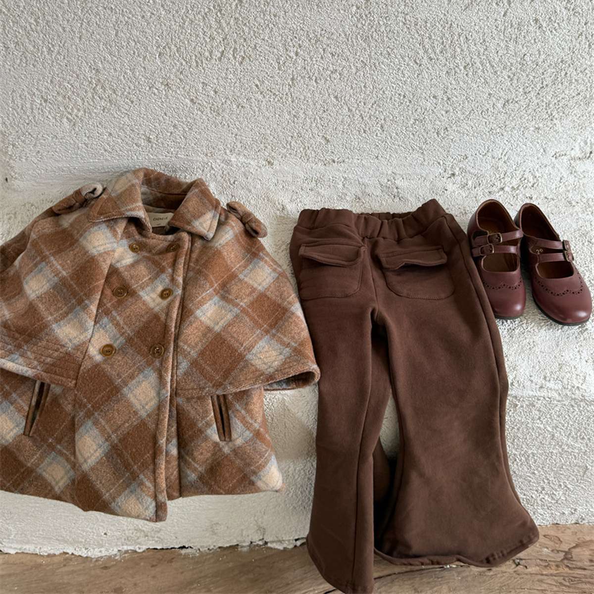 ロングパンツ・スウェットパンツ 裏起毛フレアパンツ ベルボトム 暖かポケット付き ロングパンツ【mh0011444】