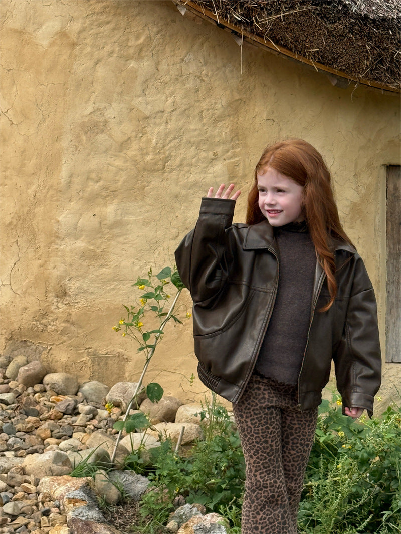 ショートコート・ジャケット・ジャンパー フェイクレザー ジャケット ライダース 裏地付き ボリューム アウター【mh0011619】