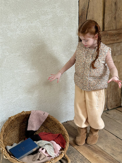 ロングパンツ・スウェットパンツ ボアパンツ ジョガー 裏起毛 ロゴ刺繍 ゆったり カジュアル ボトムス【mh0011623】