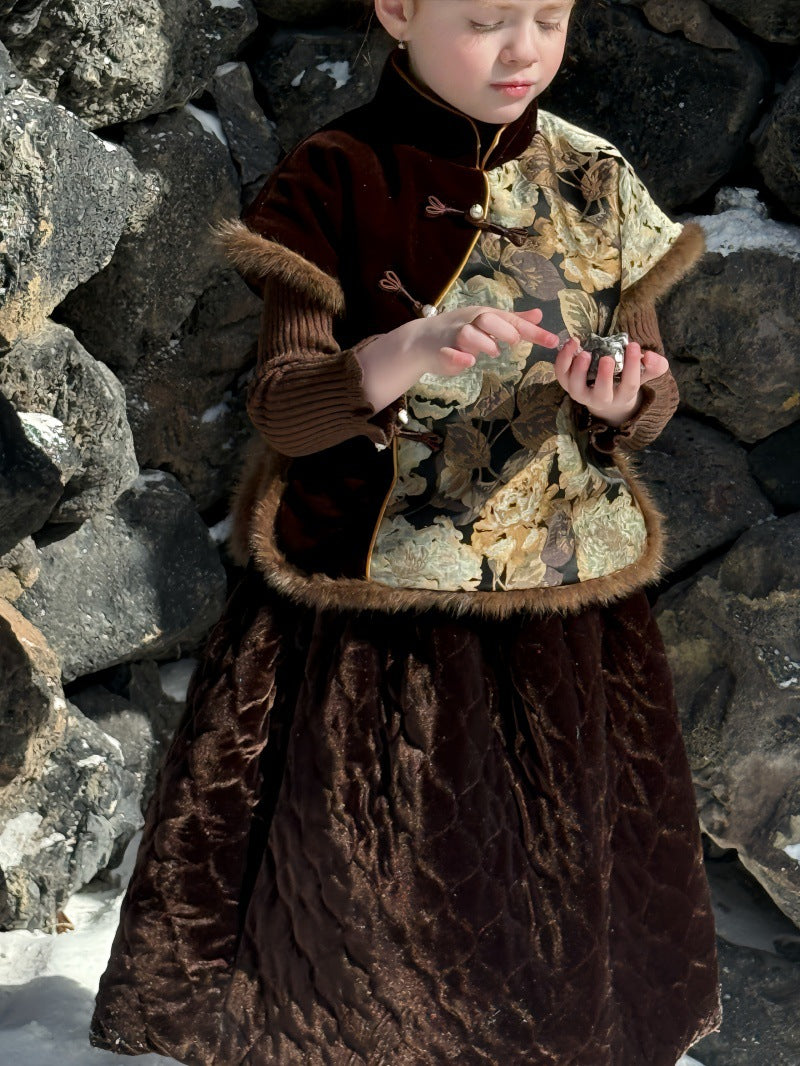 スカート キルトスカート キルティング ビーズ刺繍【mh0011883】