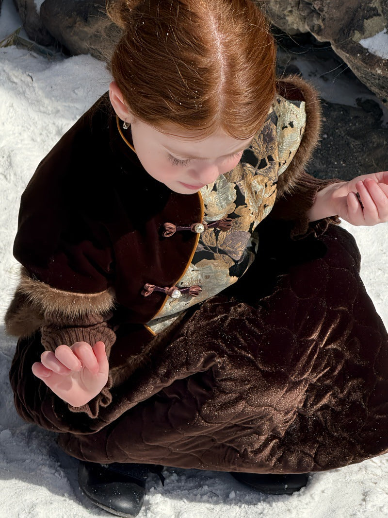 スカート キルトスカート キルティング ビーズ刺繍【mh0011883】